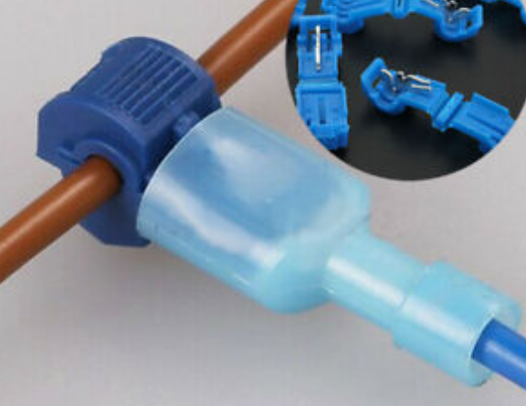 50x Blue Self-stripping Connectors 1.5-2.5mm² 952