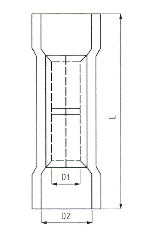10x 2.3mm Blue Bullet Connectors 546