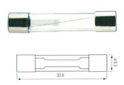Boite de 10 Fusibles Verre 1A 6.2X32MM