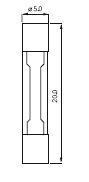 Boite de 10 Fusibles Verre 2A 5X20MM