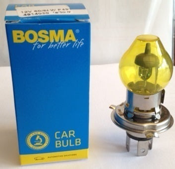 Ampoule H4 P43t 60/55W JAUNE