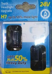 Pack 2x ampoules H7 24V +50%