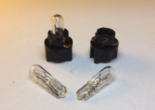 LMP74 SUPPORT PORTE AMPOULE T5 NOIR