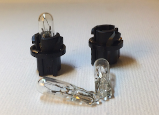 LMP74 T5 BULB HOLDER SUPPORT BLACK