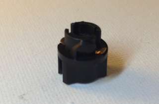 LMP74 T5 BULB HOLDER SUPPORT BLACK