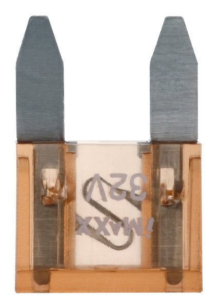5x MINI-FUSES 5A TAN