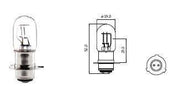 Ampoule P15d-3 35/35W 12V KRYPTON