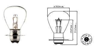 Light bulb P15d P15d30 P30d RP35 35/35W 6V