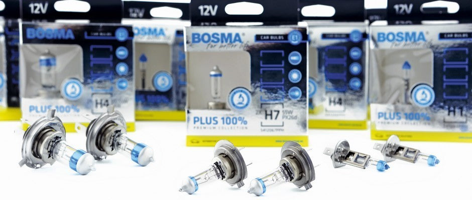 2 H1 P14.6s 55W 12V +100% PACK bulbs