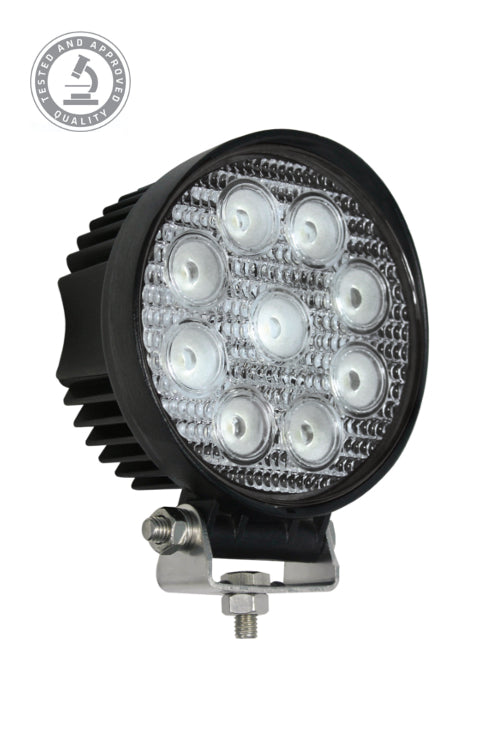 27W Round 60° LED Spotlight for Forklift 12/24V