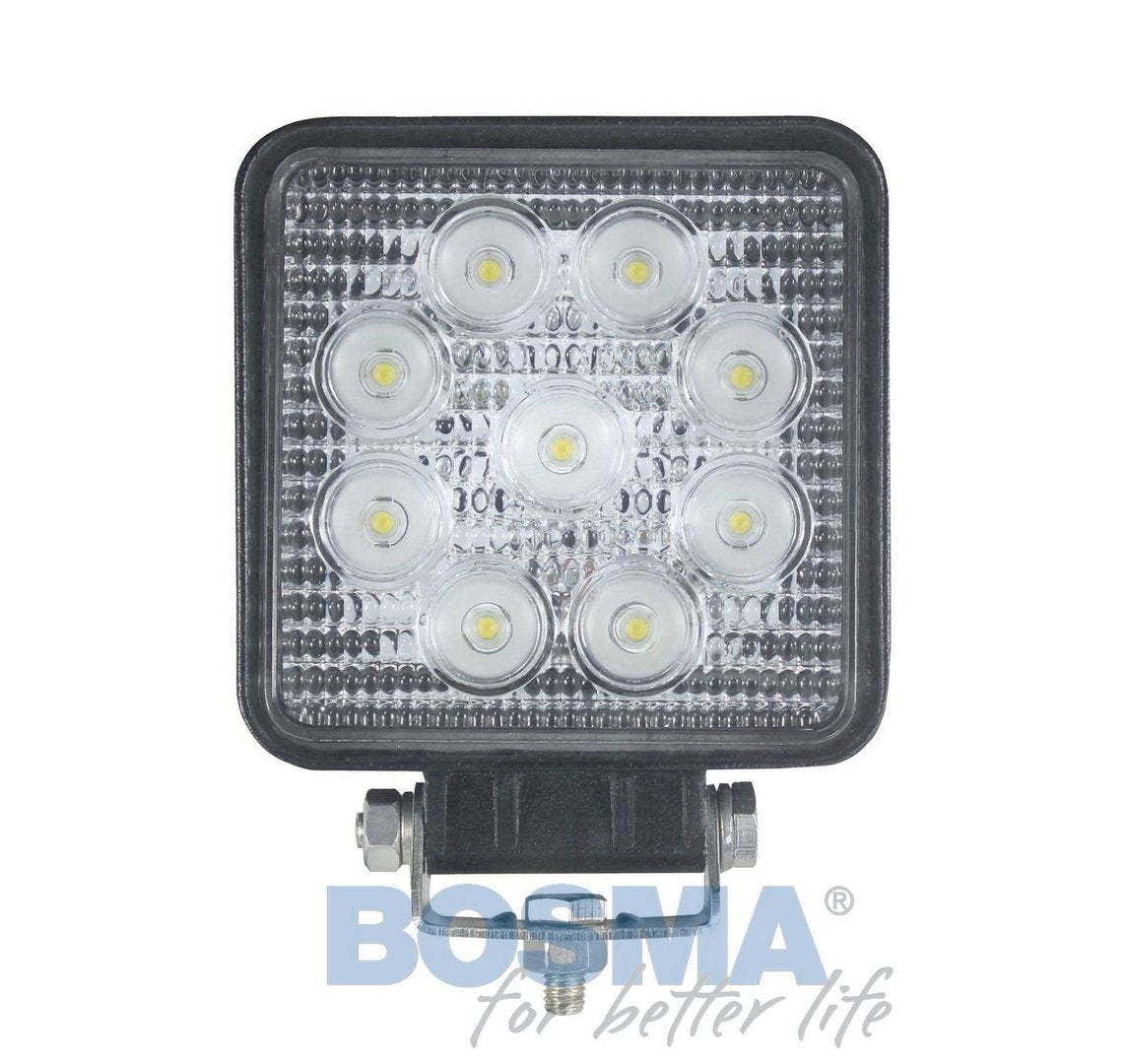 Projecteur LED 60° Carré 27W pour Chariot Elévateur 12/24V