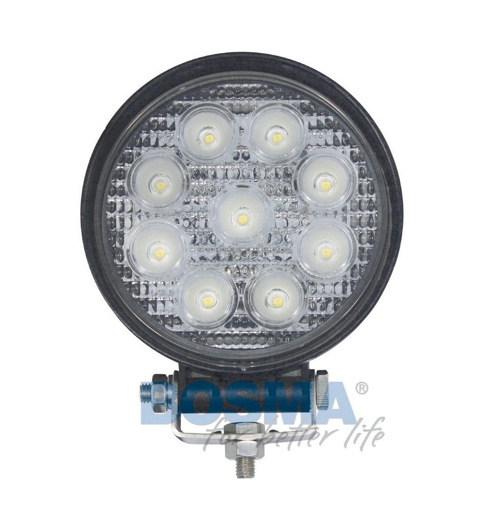 Projecteur LED 60° Rond 27W pour Chariot Elévateur 12/24V