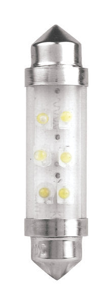 2x SV8.5 10X42 6X WHITE LED Festoon Bulbs 12V