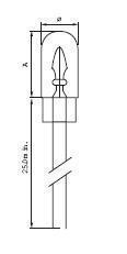 MINIATURE BULB T3.2 60mA 12V