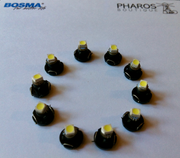 T3 LED 12V WHITE/BLACK