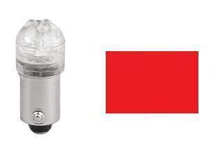 2x Ampoules BA9S 3X LED ROUGE 12V 2953