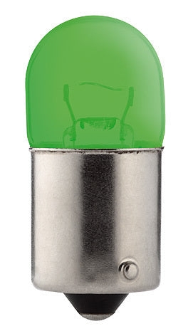 Ampoule BA15S 10W 12V VERT r10w graisseur