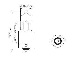 Ampoule BA15S 12V 20W Halogène
