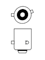 Ampoule H6W BAX9S 6W 12V HALOGENE