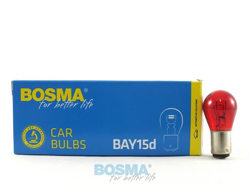 Ampoule BAY15d 21/5W 12V p21/5w ROUGE