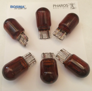 Ampoule T20q W21/5W 12V WY21/5W ORANGE