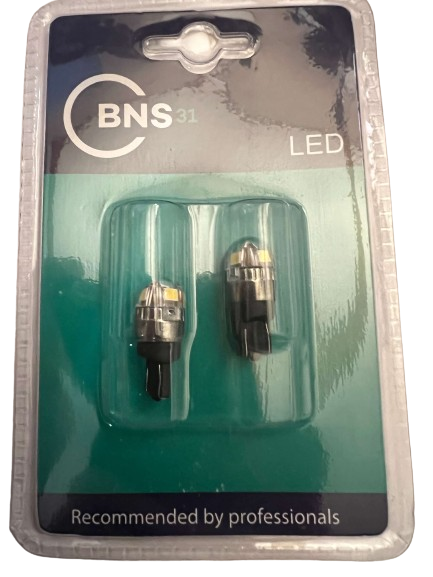 2x Ampoules W5W T10 5X SMD LED BLANC 12V 9353W5W