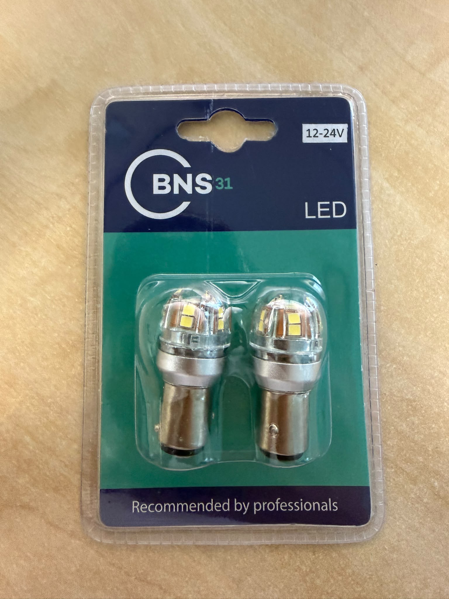 Pack 2 ampoules LED P21/5W BAY15d BNS31 12V 24V