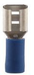 10x Female spade connectors Blue 6.3x0.8mm 542