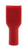 100x Red Insulated Female Spade Terminals 6.3X0.8mm 1541