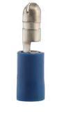 Boite de 50 Cosses cylindriques mâles Bleu 5mm 550
