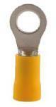 10x Yellow Ring Terminals 8.4mm 563
