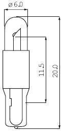 T5 24V 1W wb BLANC 4914099